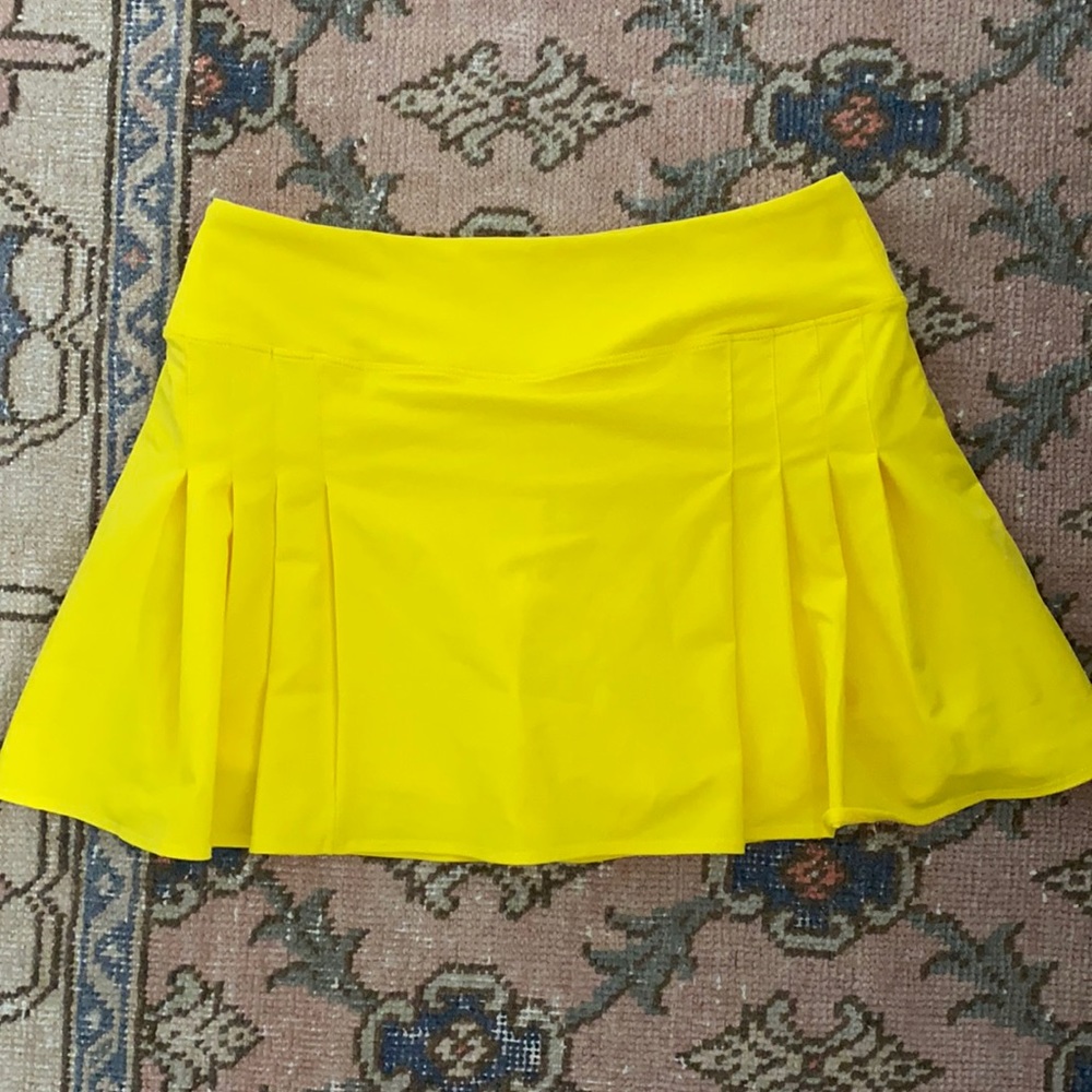 Rainbow Tree Yellow tennis skirt